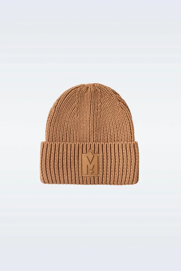 Hats Women Mackage JUDEWZ Handknit Toque With Ribbed Cuff Black