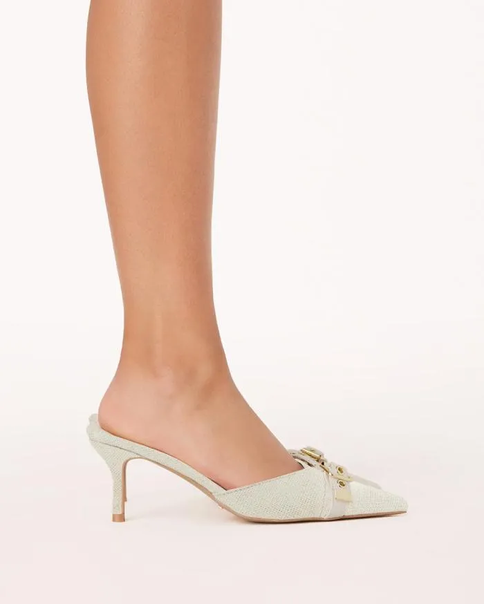 Heels Billini Stiletto Heels DAIJA IVORY LINEN