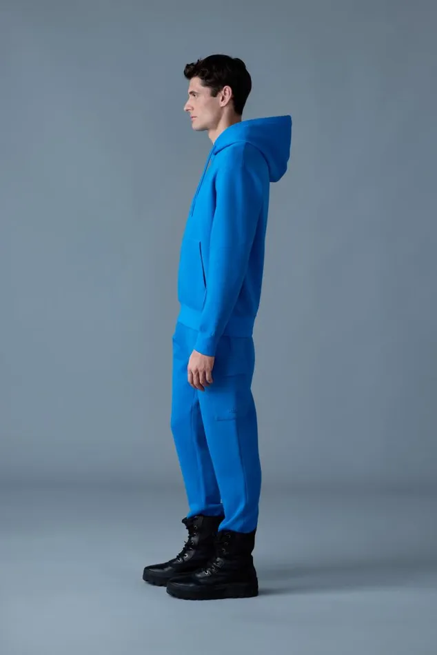Hoodies and Tops Men Mackage KRYSTIAN Doubleface Jersey Hoodie Emerald