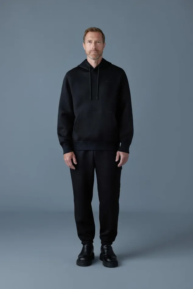 Hoodies and Tops Men Mackage KRYSTIAN Doubleface Jersey Hoodie Emerald