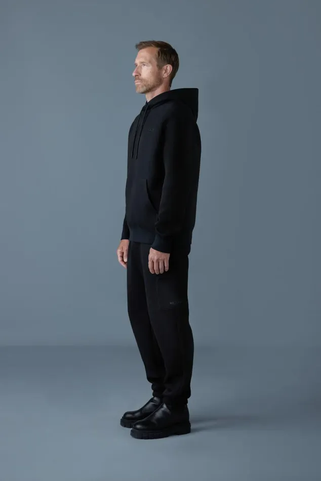 Hoodies and Tops Men Mackage KRYSTIAN Doubleface Jersey Hoodie Emerald