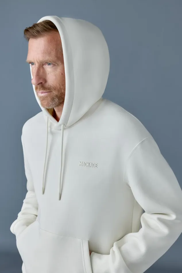 Hoodies and Tops Men Mackage KRYSTIAN Doubleface Jersey Hoodie Emerald