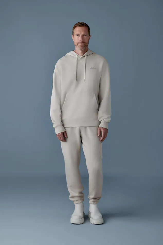 Hoodies and Tops Men Mackage KRYSTIAN Doubleface Jersey Hoodie Emerald
