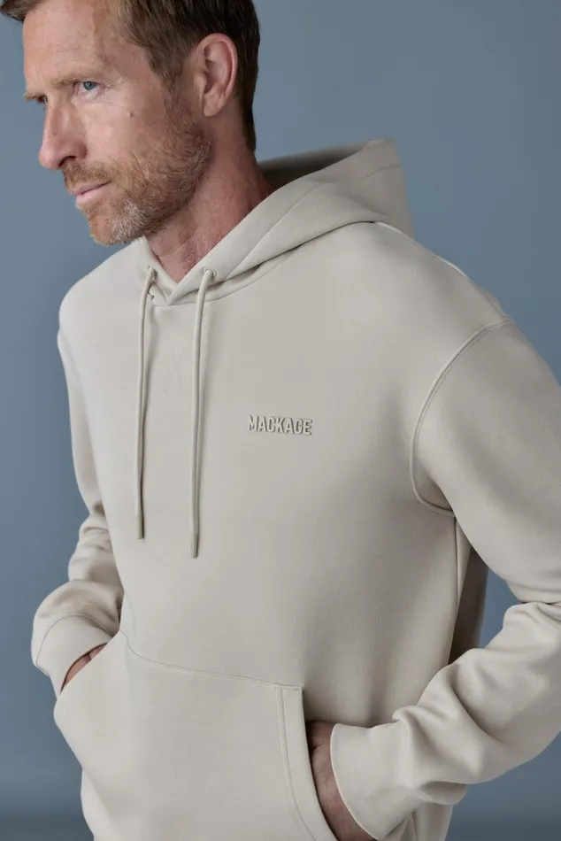 Hoodies and Tops Men Mackage KRYSTIAN Doubleface Jersey Hoodie Emerald