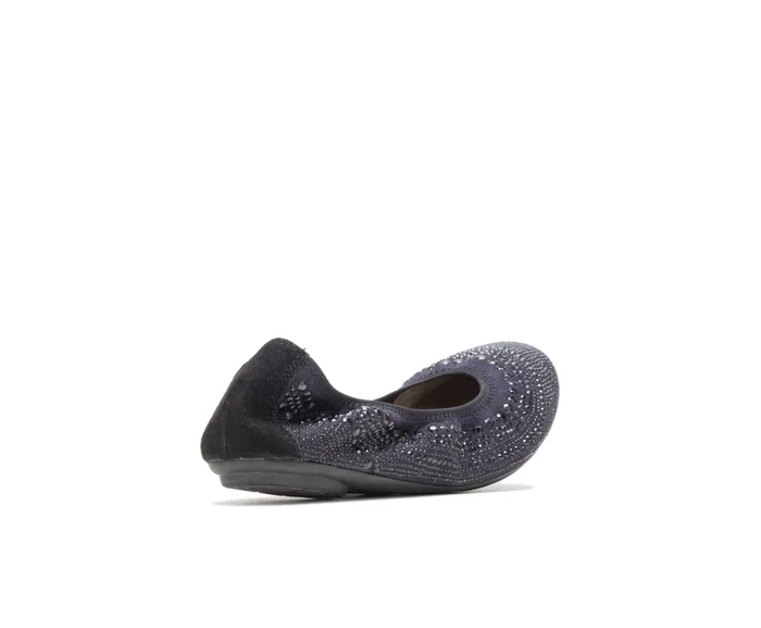 Hush Puppies Flats and SlipOns Women Chaste Ballet Black Stud