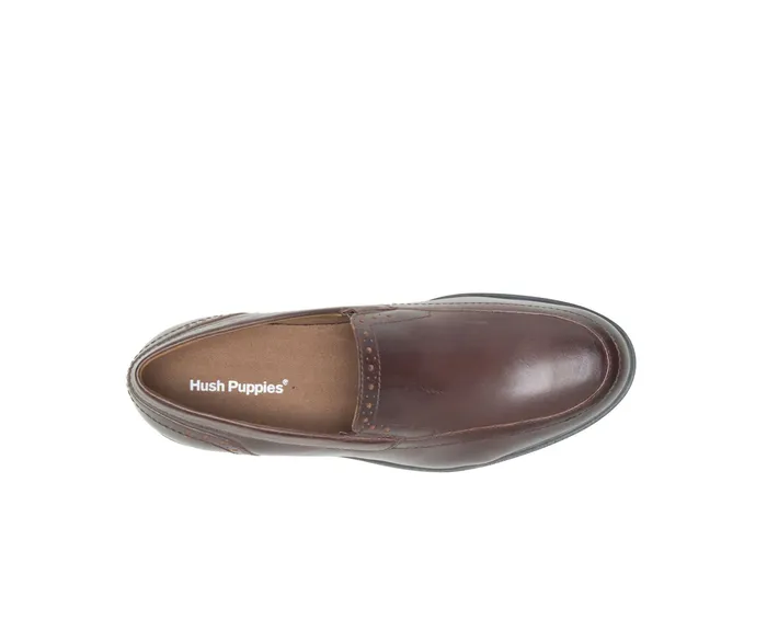 Hush Puppies SlipOns Men Shepsky SlipOn Dark Brown Leather