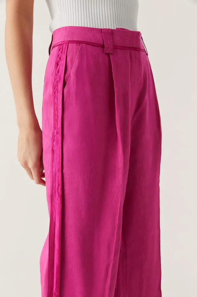 Insight Deconstructed Pant Magenta Women Aje Pants