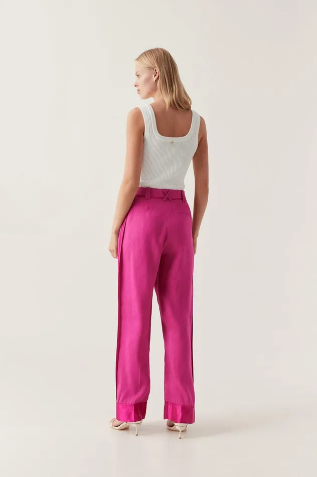 Insight Deconstructed Pant Magenta Women Aje Pants