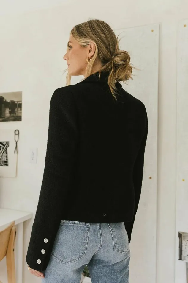Isabella Blazer In Black Black Women Bohme Jackets and Blazers