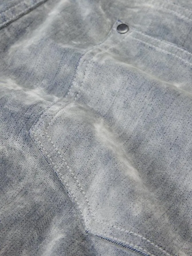 J702 8211 FLOCKED DENIM Fern Clothing John Varvatos Jeans