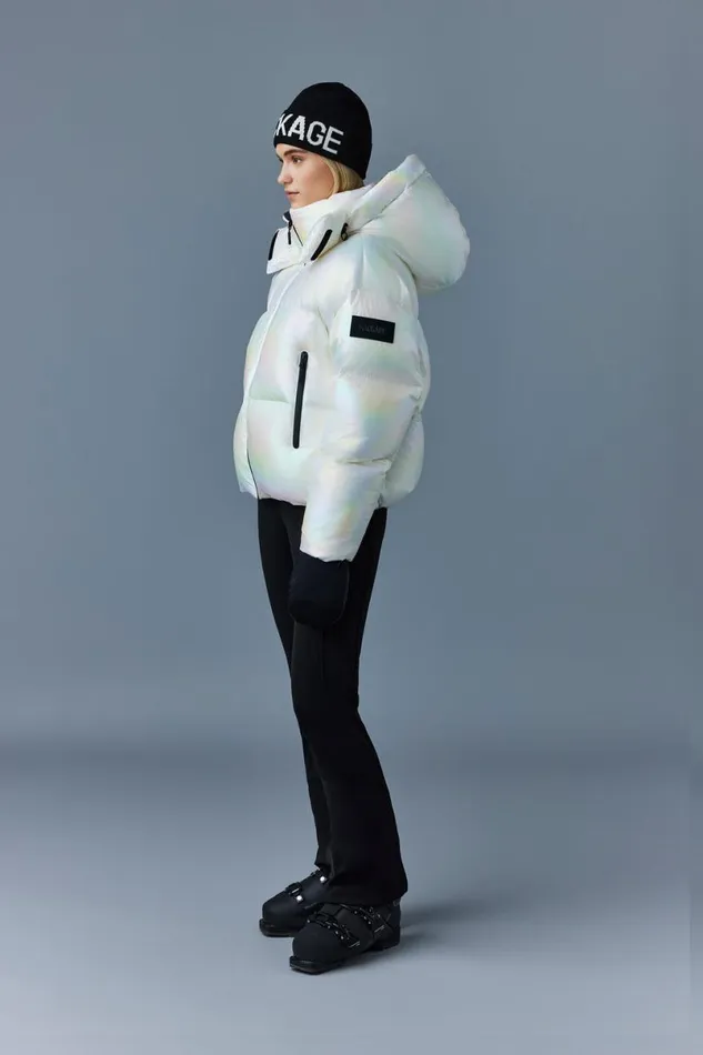 Jackets Women Mackage TESSYPRL Quilted Own Jacket With Removable Hood Pearl