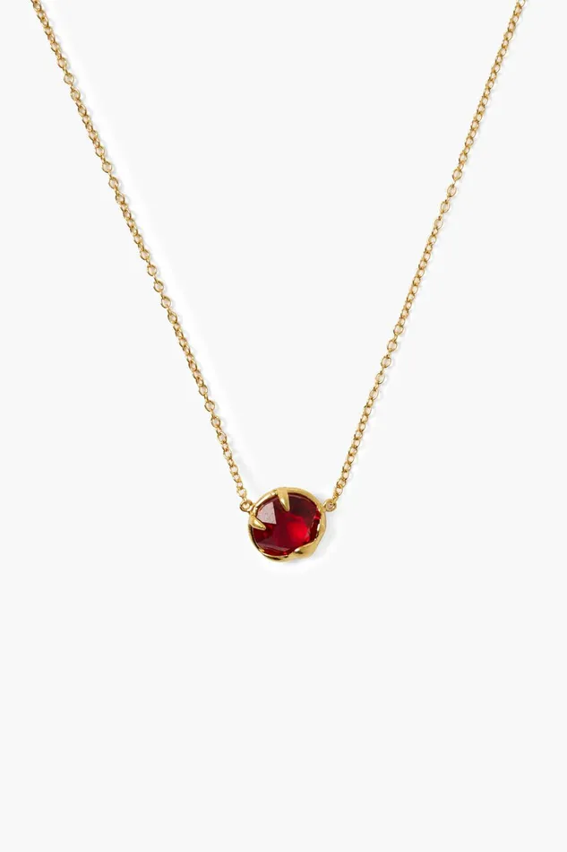 January Birthstone Necklace Garnet Crystal Women Chan Luu Necklaces