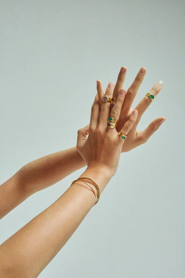 Jewellery Women Soeur DRAG SIGNET RING Gold