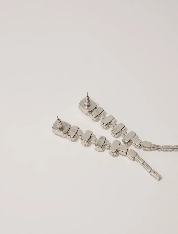 Jewelry Women Maje Cascade Diamant Earrings Silver