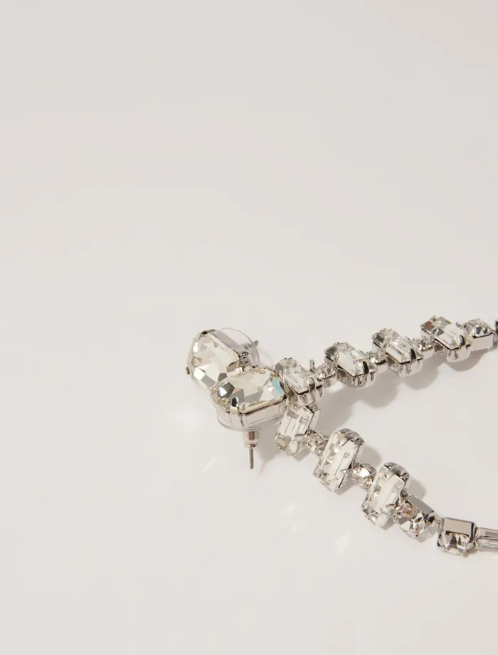 Jewelry Women Maje Cascade Diamant Earrings Silver