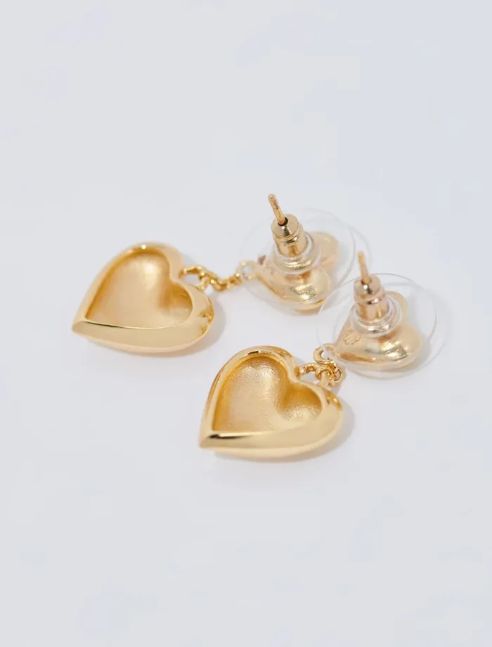 Jewelry Women Maje Heart Earrings Gold