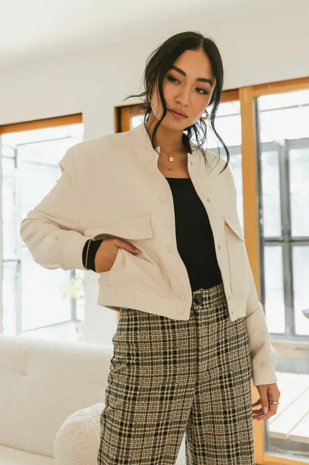 Jocelyn Jacket In Cream Cream Women Bohme Outerwear