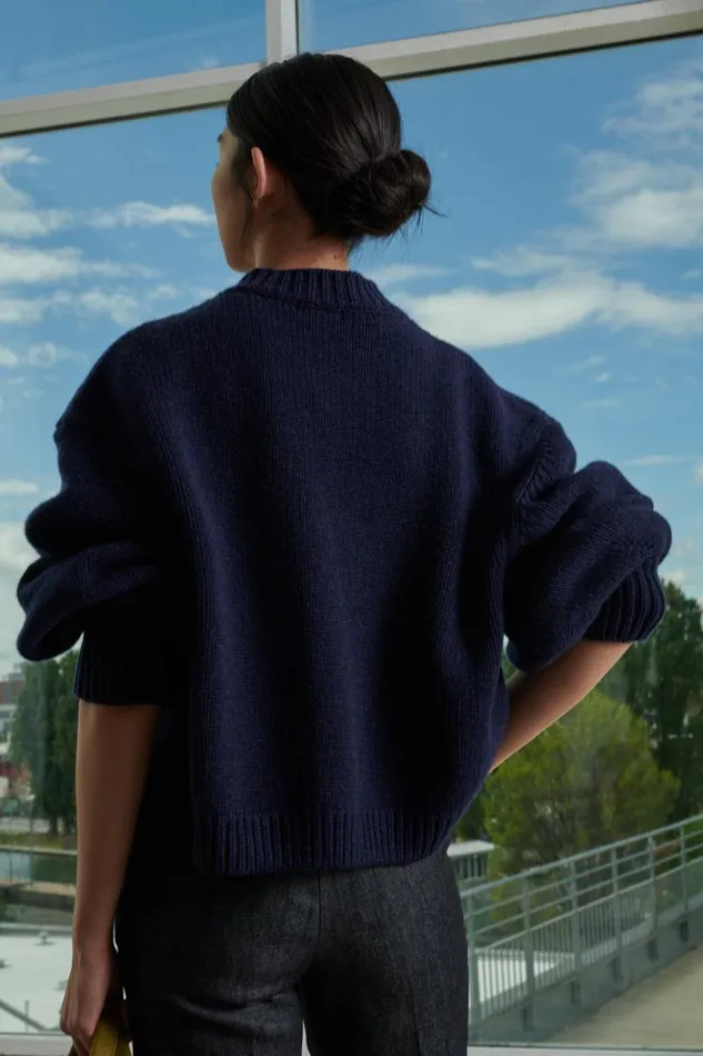 Jumpers and Cardigans Women Soeur LEONARD CARDIGAN Navy