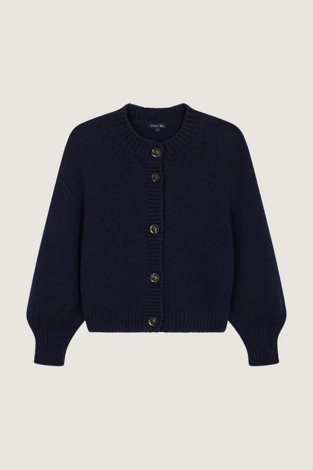 Jumpers and Cardigans Women Soeur LEONARD CARDIGAN Navy