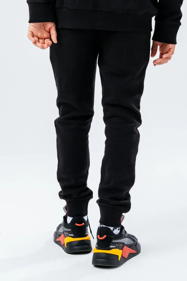 Just Hype Joggers Hype Unisex Kids Black Script Joggers