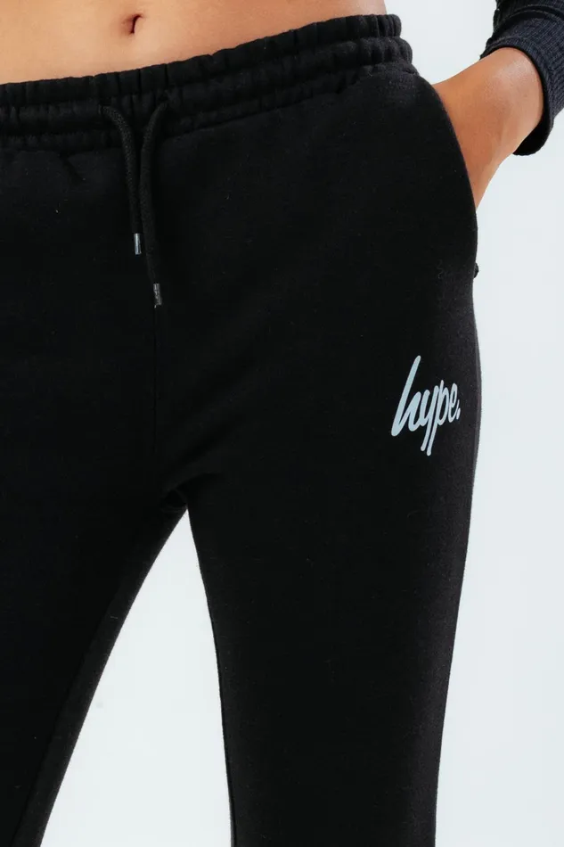 Just Hype Joggers Hype Unisex Kids Black Script Joggers