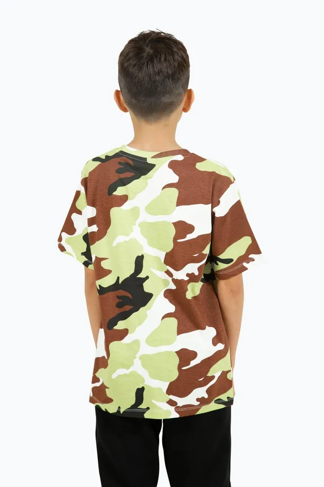 Just Hype TShirts and Vests Hype Boys Camo Script TShirt
