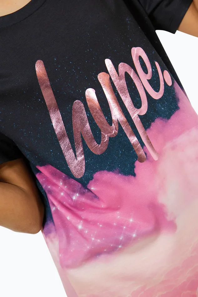 Just Hype TShirts Hype Girls Multi Cloud Fade TShirt