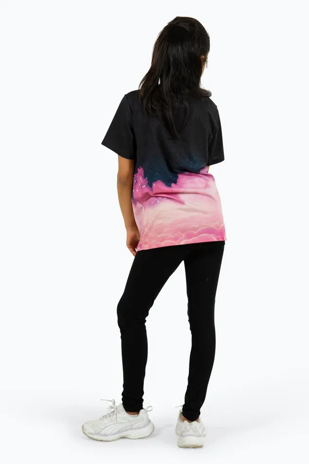 Just Hype TShirts Hype Girls Multi Cloud Fade TShirt