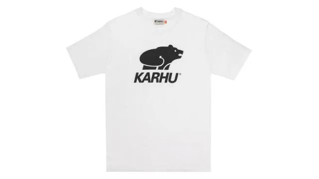 Karhu Basic Logo Tshirt Whiteblack Men TShirts