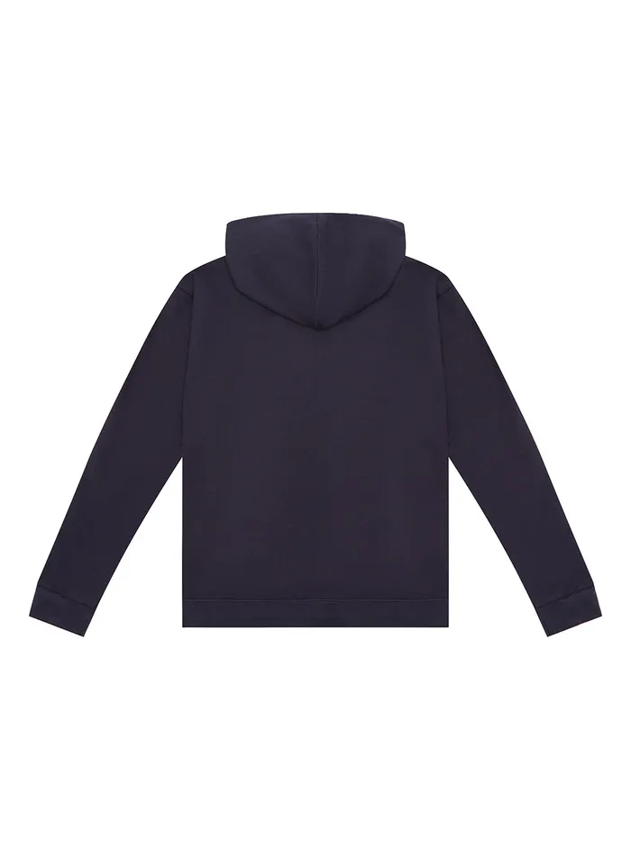Kids Big Boy GUESS Blue Multi Logo Hooded Zip Jacket 716 Kids Big Boy GUESS Blue Multi Logo Hooded Zip Jacket 716