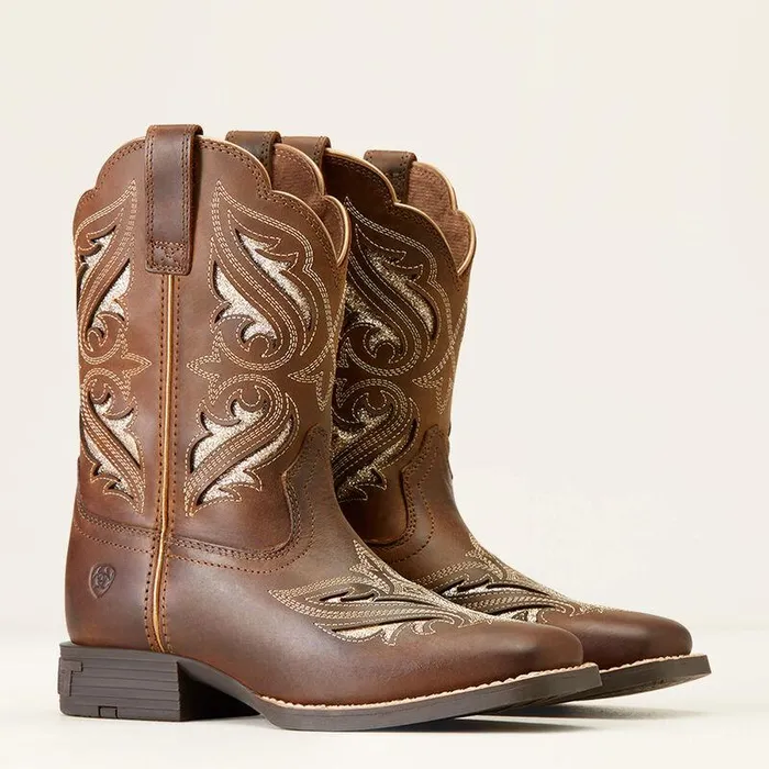 Kids Big Kids039 Footwear Ariat Round Up Bliss Western Boot Sassy Brown Kids Big Kids039 Footwear Ariat Round Up Bliss Western Boot Sassy Brown