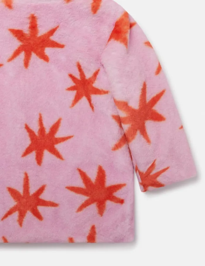 Kids Bright Stars Coat Redpink Stella McCartney Outerwear Kids Bright Stars Coat Redpink Stella McCartney Outerwear
