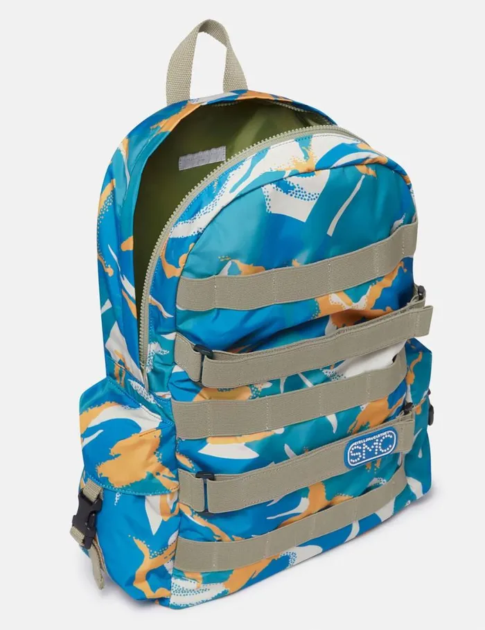 Kids Camouflage Pattern Backpack Blue Stella McCartney Shoes And Accessories Kids Camouflage Pattern Backpack Blue Stella McCartney Shoes And Accessories