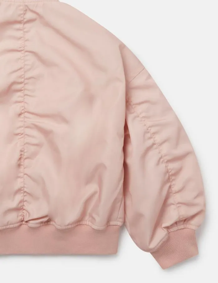 Kids Classic Bomber Jacket Pink Stella McCartney Outerwear