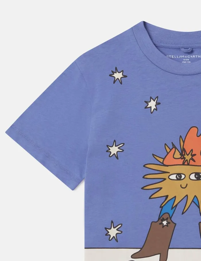 Kids Cosmic Cowboy Graphic TShirt Multicolor Stella McCartney TShirts And Sweatshirt Kids Cosmic Cowboy Graphic TShirt Multicolor Stella McCartney TShirts And Sweatshirt