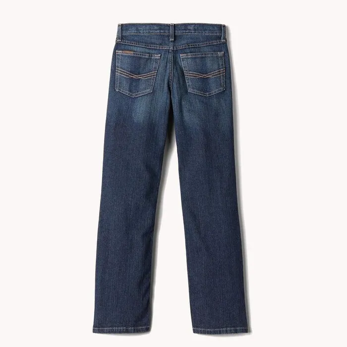 Kids Jeans Ariat B5 Slim Stretch Legacy Stackable Straight Leg Jean Durham