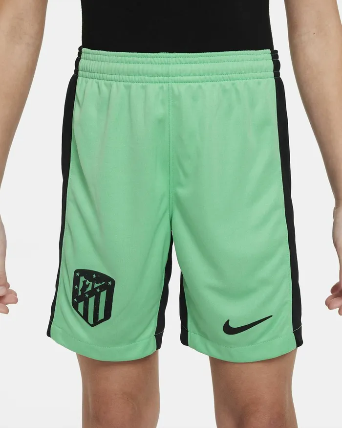Kids Nike All Clothing Atltico Madrid 202324 Stadium Third Spring Greenblackblack