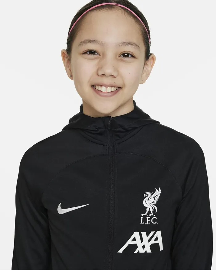 Kids Nike All Clothing Liverpool FC Strike Blackblackwhitewhite