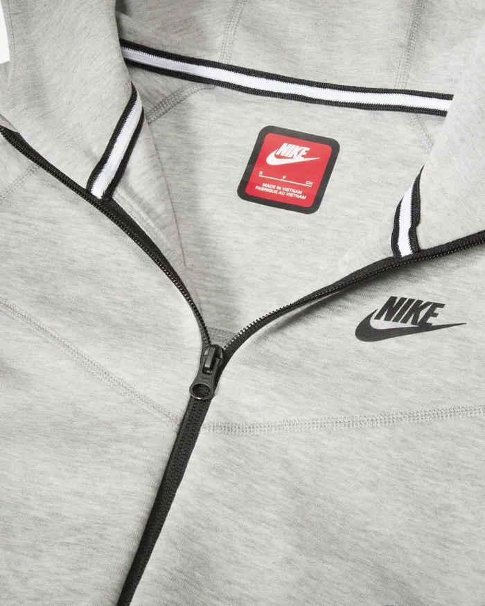 Kids Nike All Clothing Sportswear Tech Fleece Dark Grey Heatherblackblack