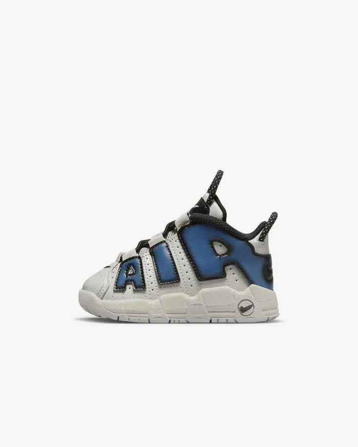 Kids Nike All Shoes Air More Uptempo Light Iron Oreiron Greyblackindustrial Blue