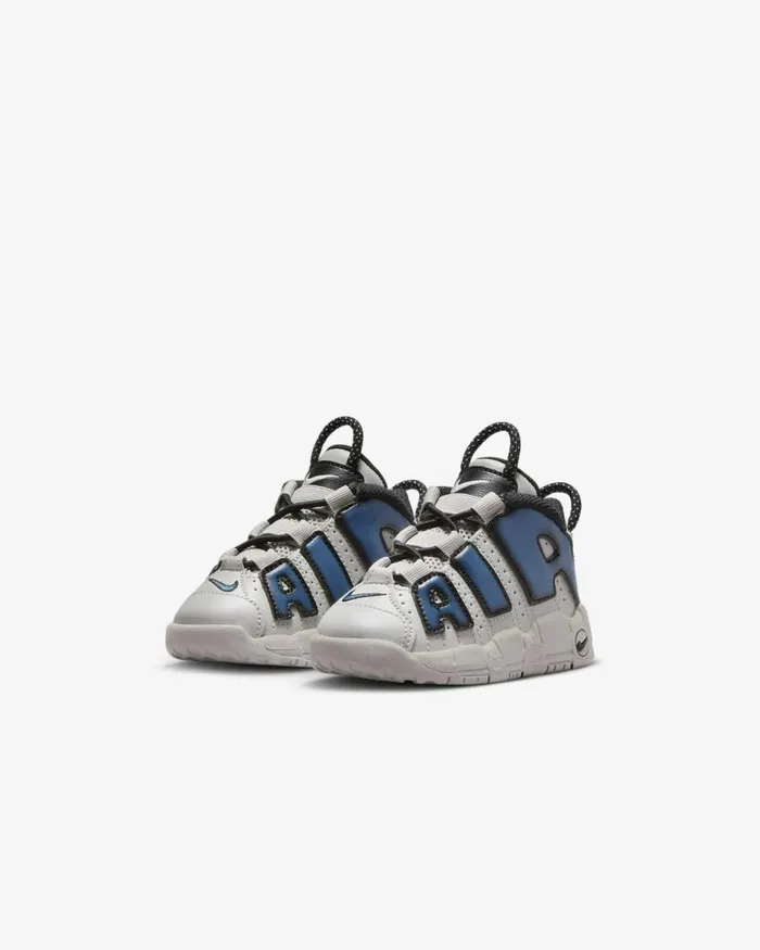 Kids Nike All Shoes Air More Uptempo Light Iron Oreiron Greyblackindustrial Blue