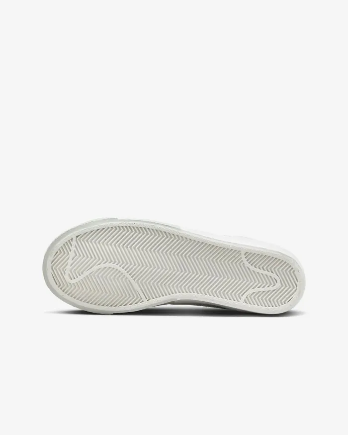 Kids Nike All Shoes Blazer Mid 03977 SE Summit Whitelight Silverstadium Greenblack