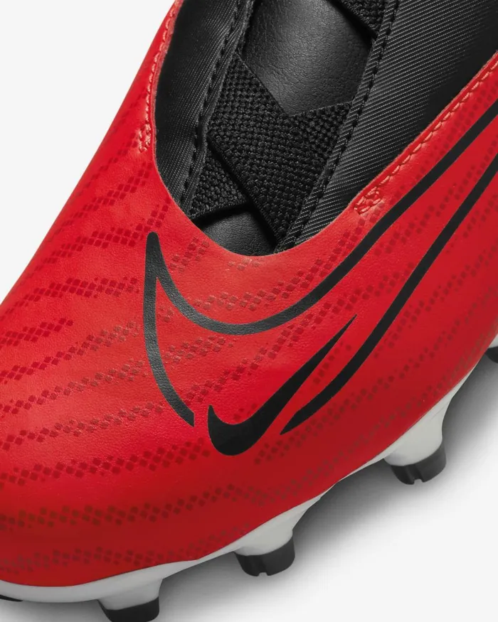 Kids Nike Football Jr Phantom GX Academy Bright Crimsonwhiteuniversity Redblack