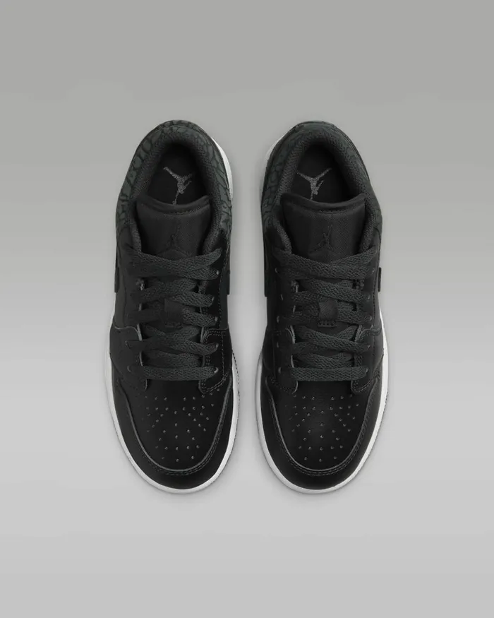 Kids Nike Jordan Air Jordan 1 Low SE Offnoirwhiteblackblack