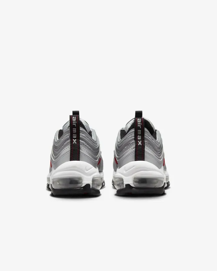 Kids Nike Older Kids 7 8211 15 Years Air Max 97 Metallic Silverwhitevarsity Red