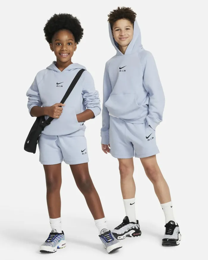 Kids Nike Shorts Air Blue Whisperblack