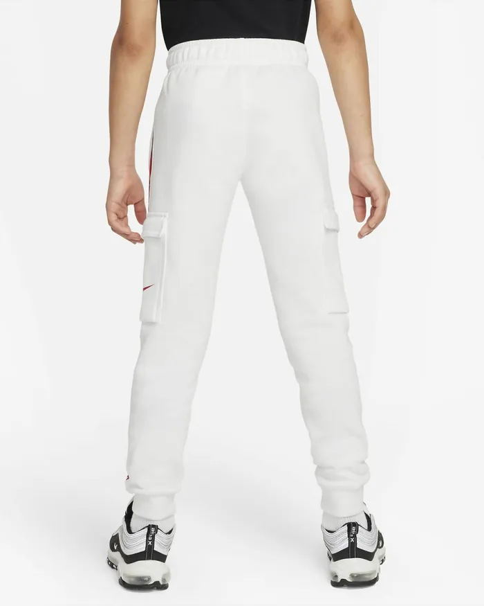 Kids Nike Trousers And Leggings Sportswear Repeat Summit White