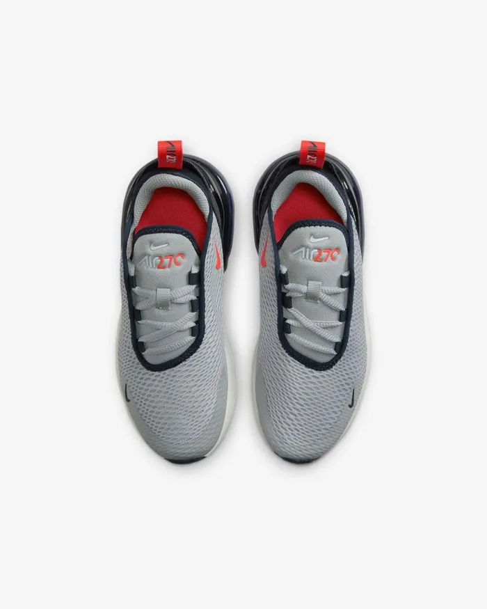 Kids Nike Younger Kids 3 8211 7 Years Air Max 270 Light Smoke Greydark Obsidianphantombright Crimson
