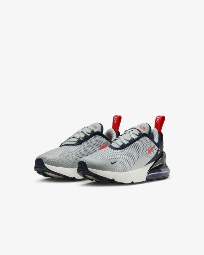 Kids Nike Younger Kids 3 8211 7 Years Air Max 270 Light Smoke Greydark Obsidianphantombright Crimson