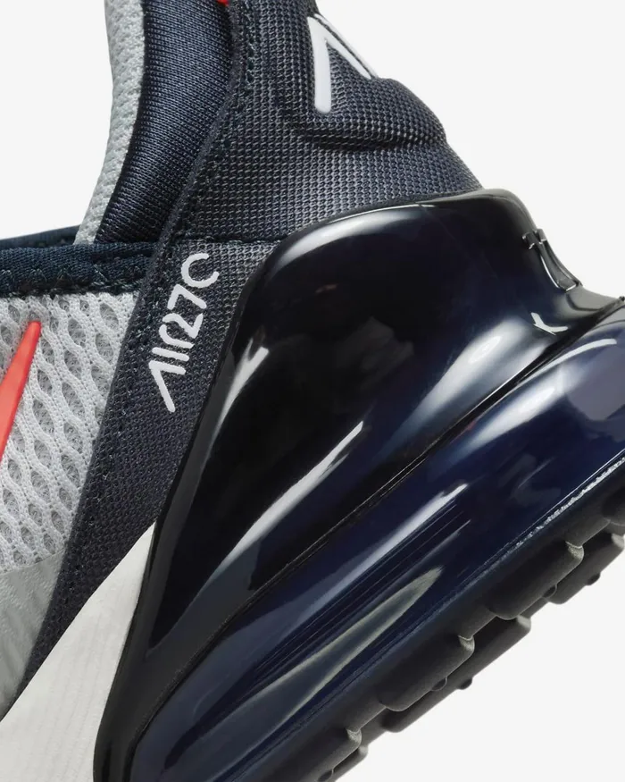 Kids Nike Younger Kids 3 8211 7 Years Air Max 270 Light Smoke Greydark Obsidianphantombright Crimson
